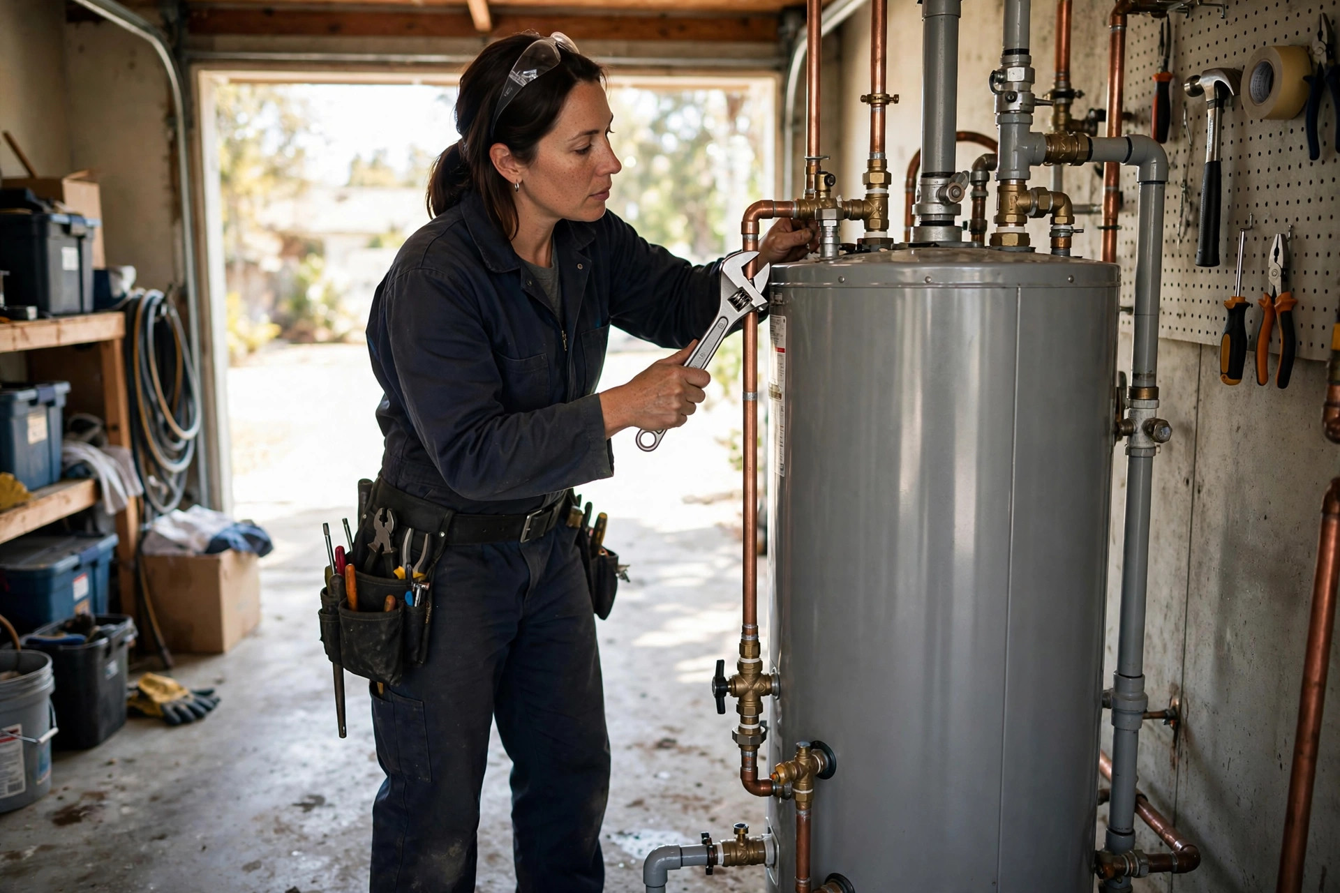 Water heater leak diagnosis in DeSoto, TX